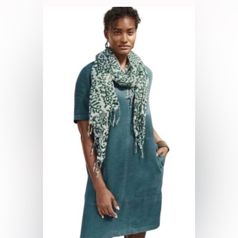 NWT J.jill, Purejill garment dyed linen dress, Sz. S Tall